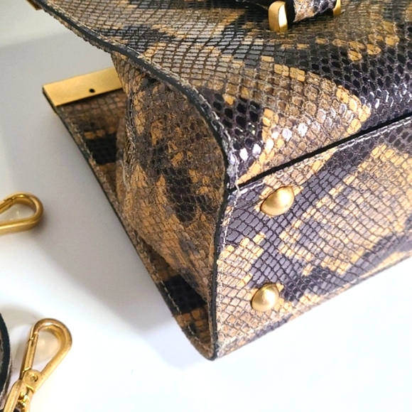 Vittoria Napoli snake print crossbody bag - Picture 5 of 16